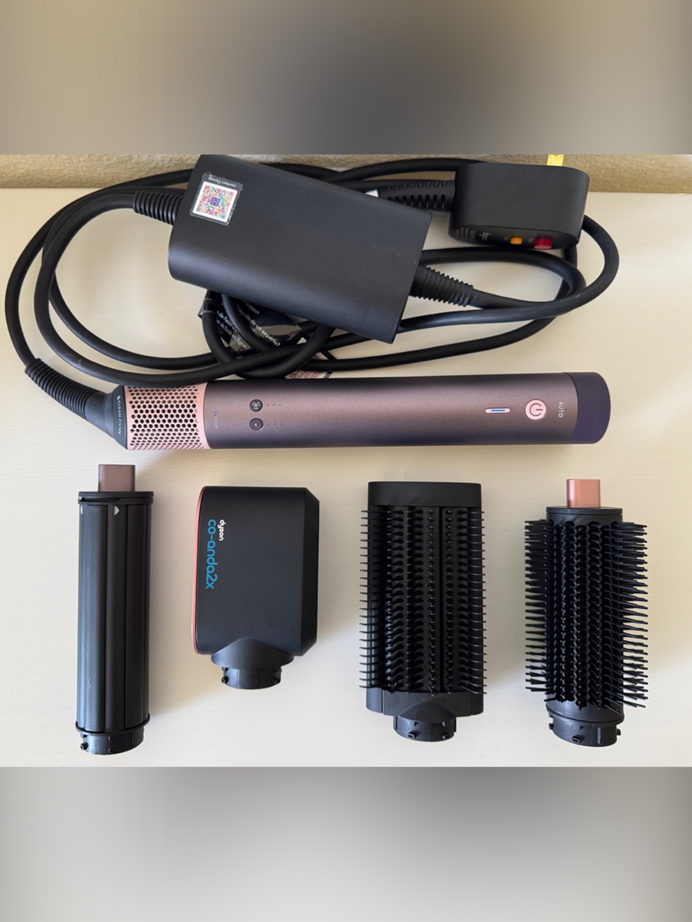 Dyson Co-anda2X (2025) Multi Styler&Dryer Jasper Purple w/ 4 Attachments Used 2x